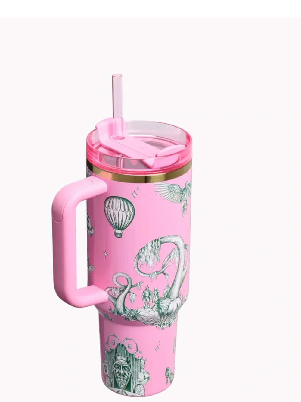 🩷💚NWT STANLEY X WICKED FOR GOOD 40 OZ  QUENCHER H2.0 FLOWSTATE TUMBLER - Picture 5 of 8